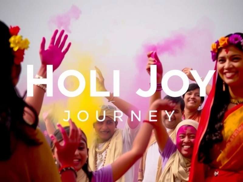 Holi Joy Journey showing traditional Holi celebrations from different regions of India