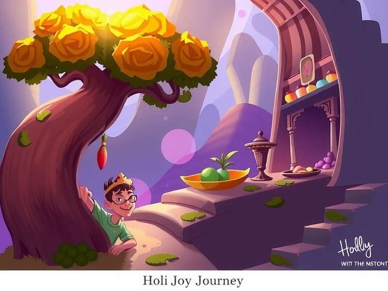 Concept art for upcoming Holi Joy Journey features